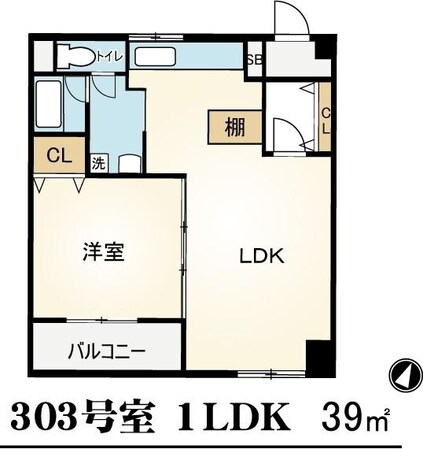 ハイツ小松の物件間取画像